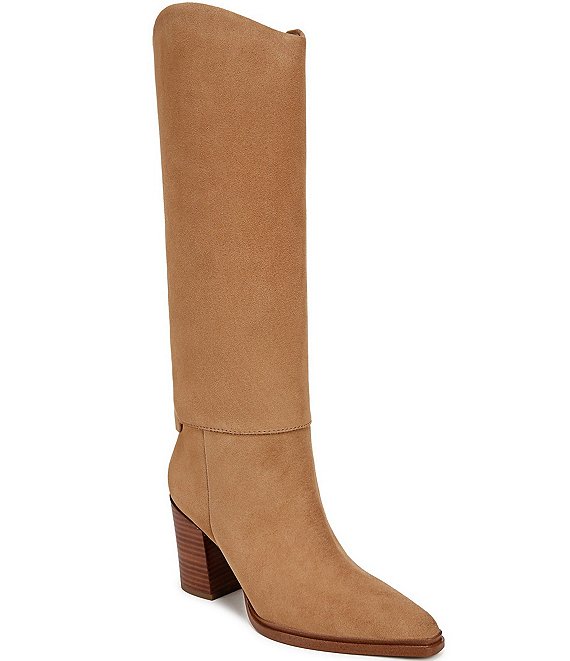 Franco sarto tall suede boots on sale