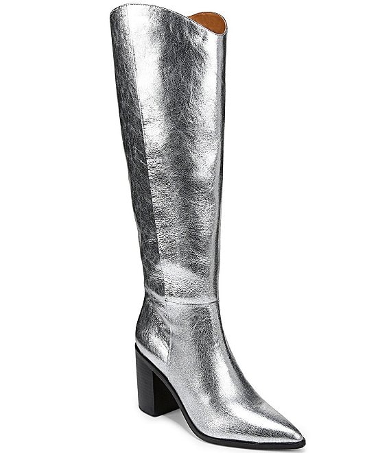 Dillards hot sale silver boots