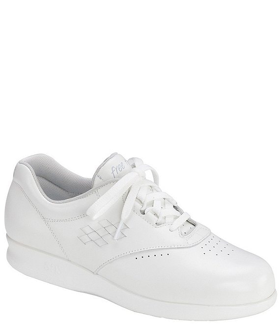 Color:White - Image 1 - Free Time Woven Side Oxfords