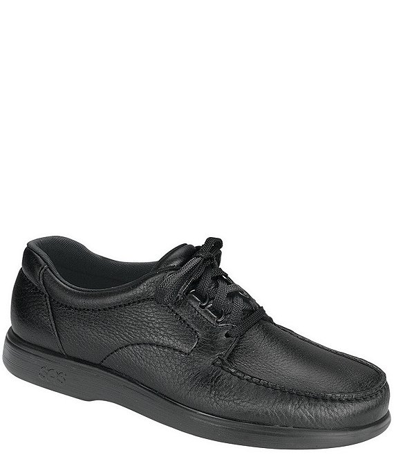Color:Black - Image 1 - Men's 'Bout Time Lace-Up Walking Loafers