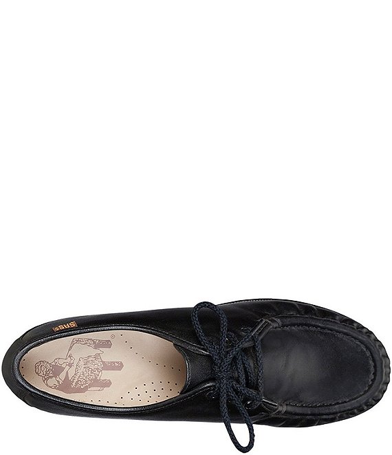 SAS Siesta Leather Wedge Oxfords | Dillard's