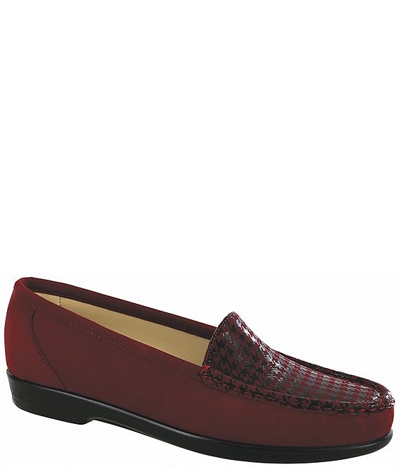 SAS Simplify Leather Moccasin Loafers | Dillard's