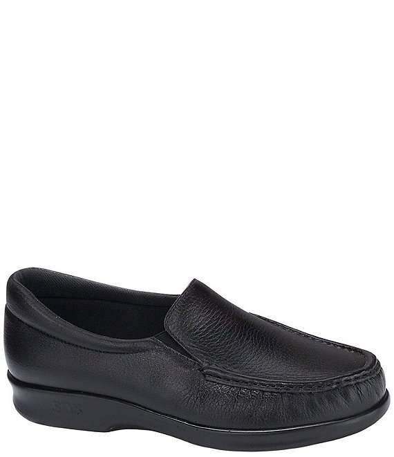 SAS Twin Leather Moc Toe Loafers | Dillard's