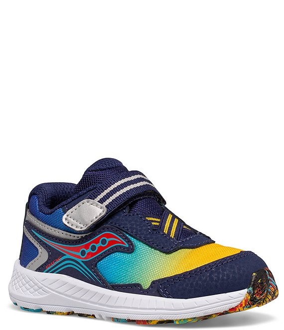 Color:Blue/Yellow - Image 1 - Boys' Ride 10 Jr. Running Sneakers (Infant)