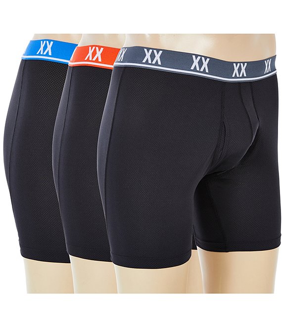 Saxx Essential Performance Mesh Boxer Brief Fly 3-Pack