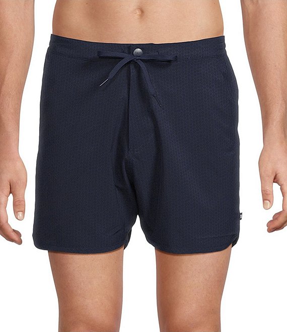 SAXX HarborMaster 2N1 Check Please 5#double; Inseam Solid Swim Trunks