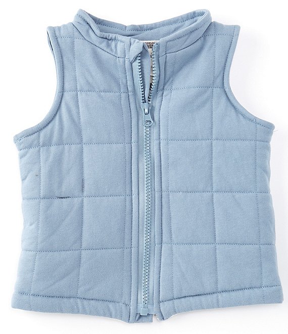 Color:Blue - Image 1 - Baby Boys 12-24 Months Stripe Knit Vest