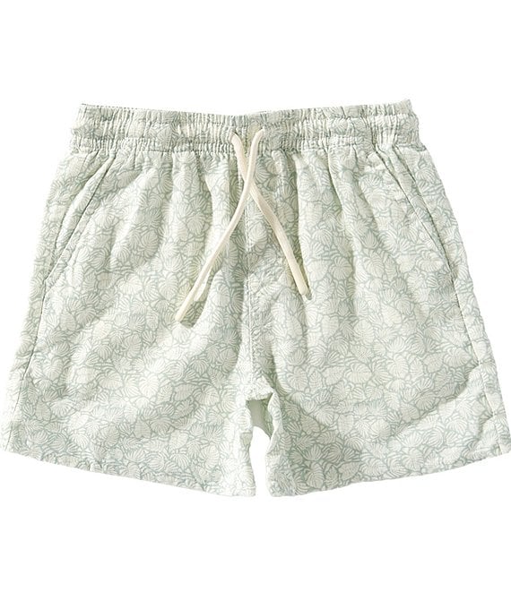 Scene&Heard Big Boys Palm Leaf Print Pull On Shorts