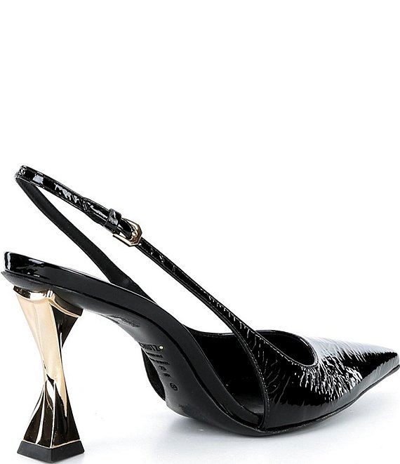 shue様　0128-03 Schutz Elisha Patent Leather Slingback Structural Pumps | Dillard's