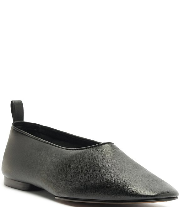 Schutz Hadley High Vamp Leather Ballet Flats