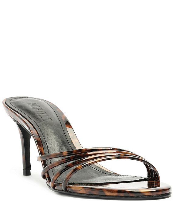 【COLOR iN ID】strap square mule Two-strap Woven Buckle Sandals For Women | J.Crew