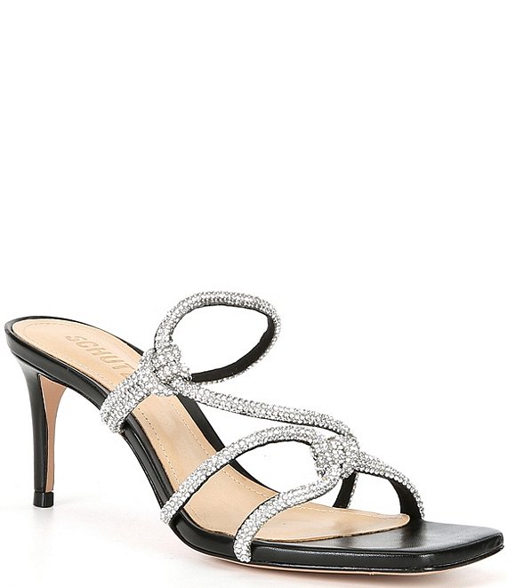 Schutz store rhinestone sandals