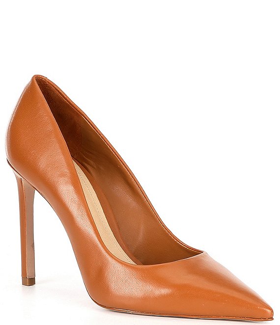 Schutz Lou Leather Dress Pumps | Dillard's