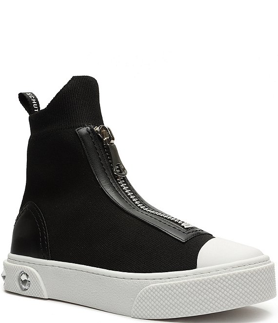 sneakers with zipper front