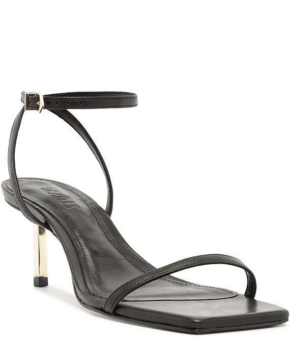 Schutz Sam Mid Leather Dress Sandals