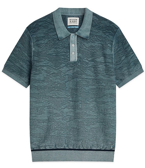 Scotch & Soda Structured Short Sleeve Polo Shirt
