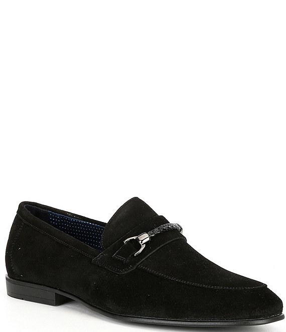 Black suede dress shoes mens online