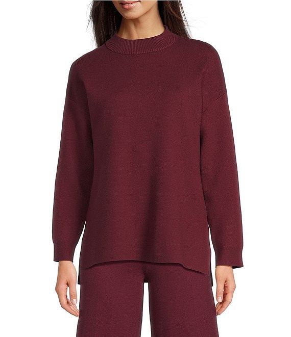 See And Be Seen Knit Crew Neck Long Sleeve Pullover