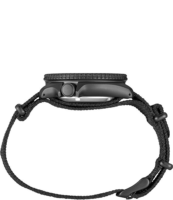 Seiko Men's Seiko 5 Sports Automatic Black Nylon Fabric Strap