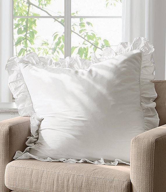Shabby Chic Signature by Shabby Chic White Ruffle Euro Sham