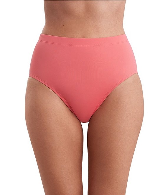 Shape Solver Solid High Waist Swim Bottom