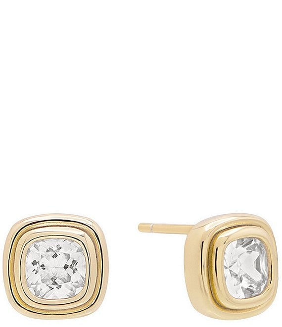 SHASHI Reagan Cushion Stud Earrings