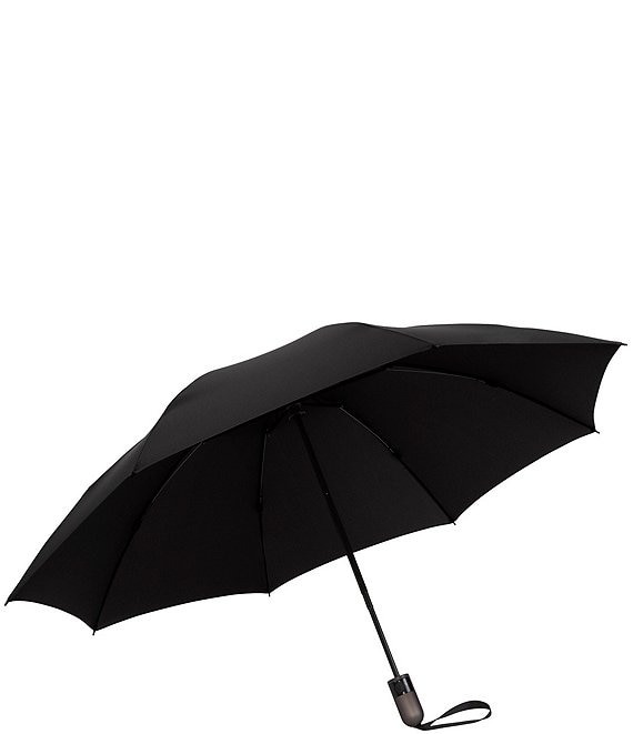 Color:Black - Image 1 - UnbelievaBrella™ Compact Reverse Umbrella