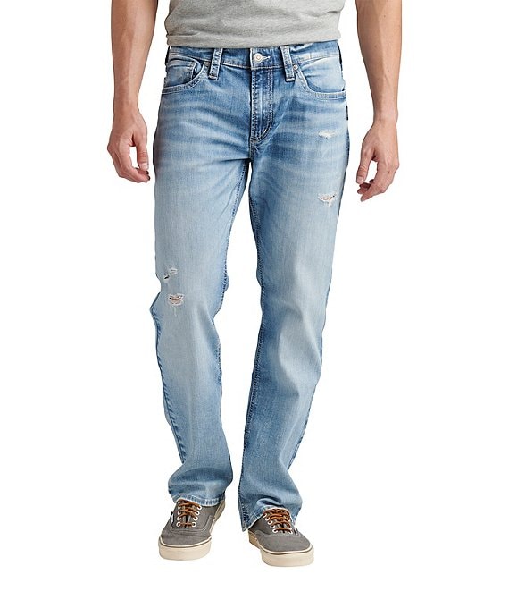 Silver Jeans Co. Allan Slim Fit Straight Leg Jeans | Dillard's