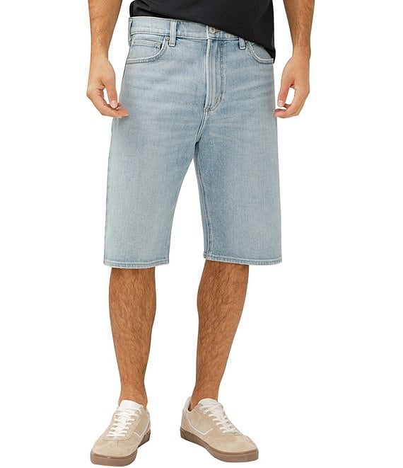 Silver Jeans Co. Big Guy Relaxed Loose Fit Denim Shorts, Grunge - Image 1