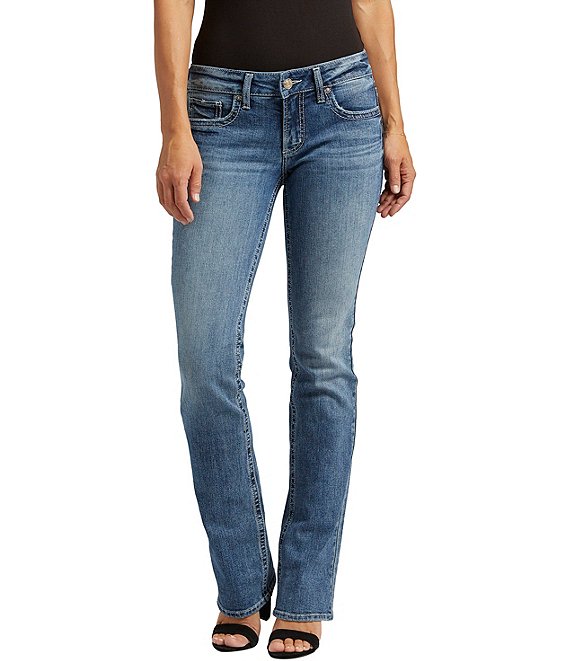 Silver Jeans Co. Britt Low Rise Slim Bootcut Jeans | Dillard's