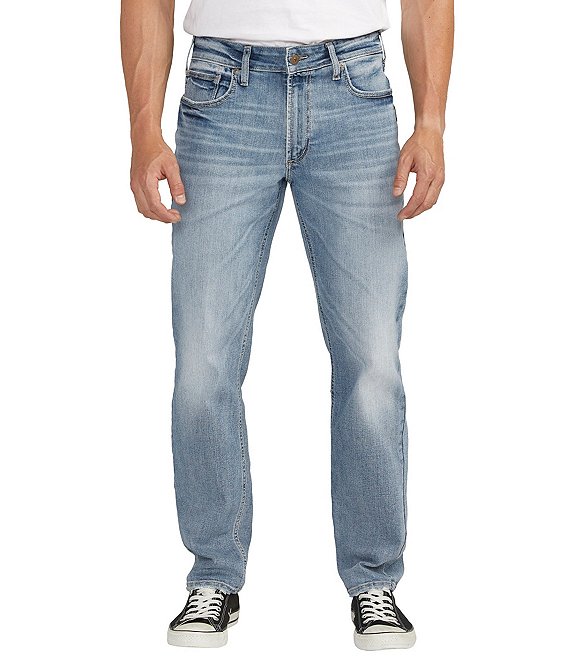 Silver Jeans Co. Eddie Athletic-Fit Tapered-Leg MadeFlex Denim Jeans ...