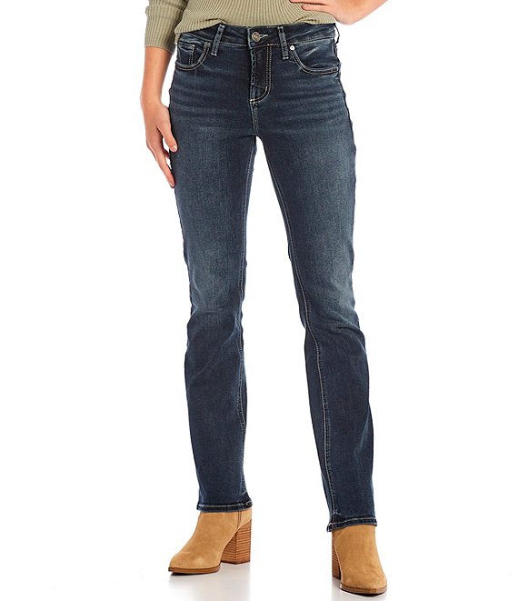 Silver Jeans Co. Elyse Mid Rise Slim Fit Bootcut Jeans | Dillard's