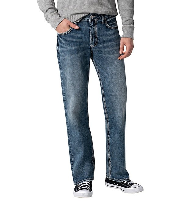 Silver Jeans Co. Gordie Classic Straight Leg Performance Stretch Jeans ...