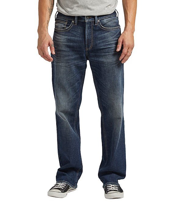 Silver Jeans Co. Gordie Relaxed Fit Straight Leg Jeans | Dillard's