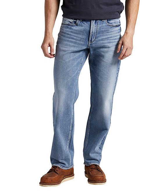 Silver Jeans Co. Gordie Relaxed-Fit Straight-Leg Jeans