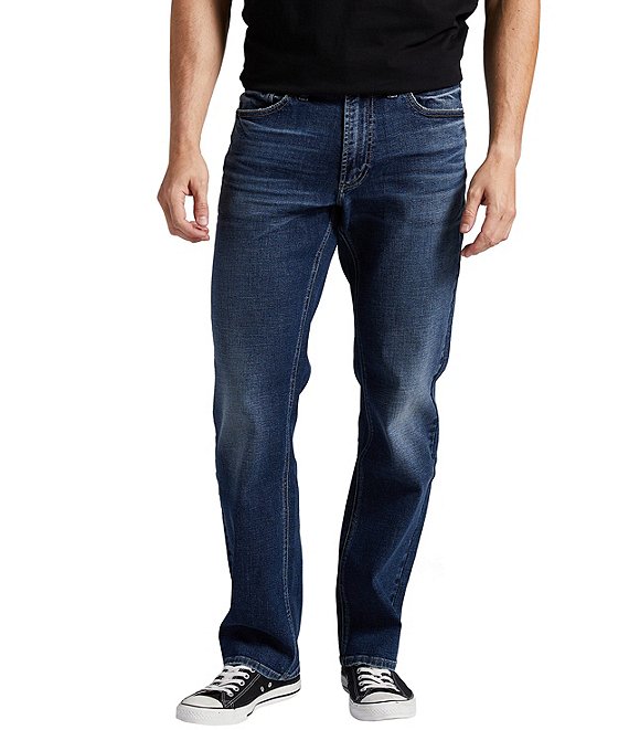 Color:Indigo - Image 1 - Grayson Dark Wash Classic-Fit Jeans