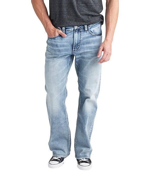 Silver Jeans Co. Craig Easy Fit Light Indigo Wash Bootcut Jeans | Dillard's