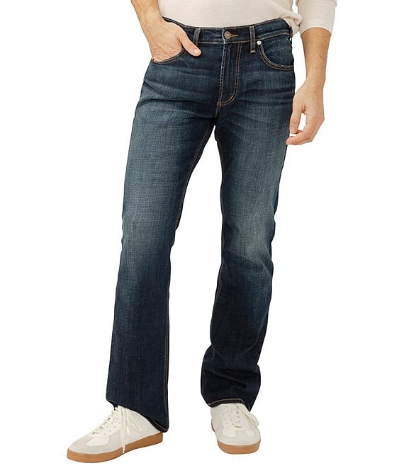 Silver Jeans Co. Jace Slim-Fit Denim Jeans, Bronco - Image 1