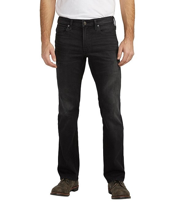 Silver Jeans Co. Jace Slim Fit Bootcut Black Wash Jeans | Dillard's