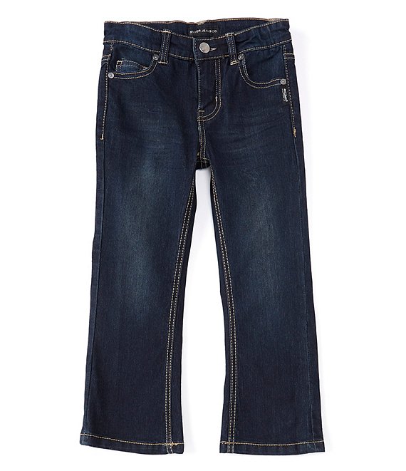 Color:Indigo - Image 1 - Little Boys 2T-4T Zane Bootcut Denim Jeans
