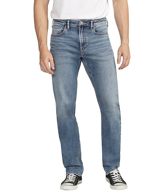 Silver Jeans Co. Machray Straight Leg Athletic Fit Denim Jeans | Dillard's