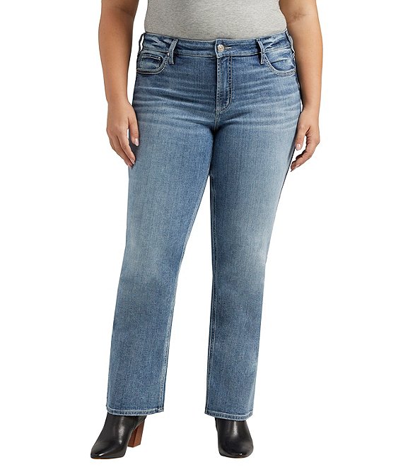 Silver Jeans Co. Plus Size Suki Mid-Rise Bootcut Jeans | Dillard's
