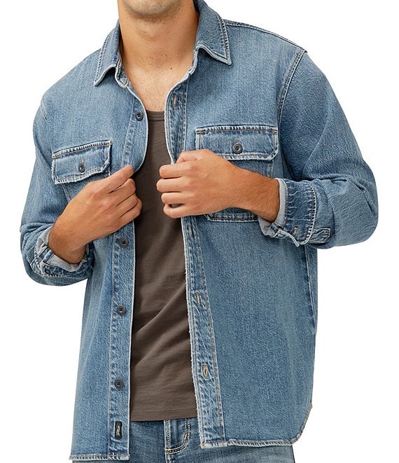 Silver Jeans Co. Shirt Jacket | Dillard's Silver Jeans Co. Shirt Jacket | Dillard's