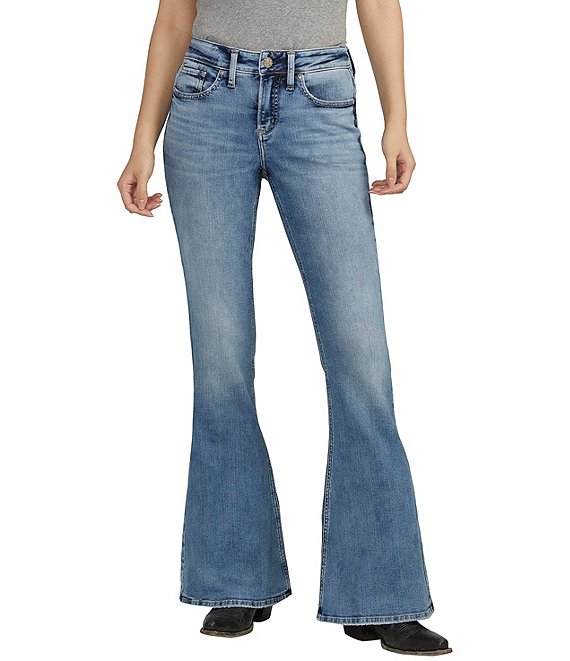 Silver Jeans Co. Suki Mid Rise Flare Jeans | Dillard's