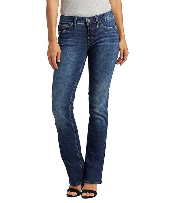 Silver Jeans Co. Suki Mid Rise Skinny Bootcut Jeans