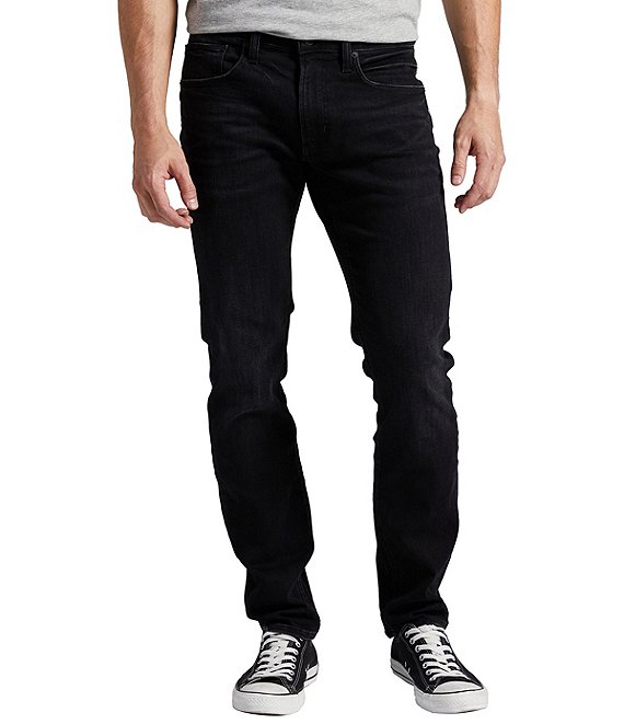 Color:Black - Image 1 - Taavi Skinny Fit Max Flex Jeans