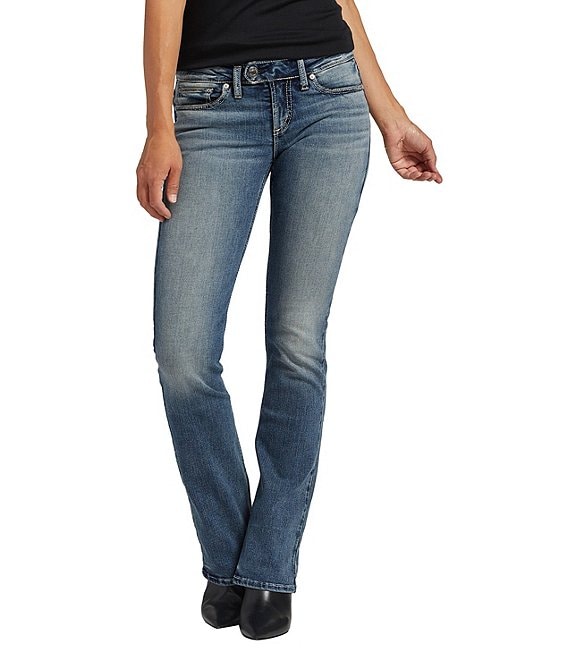 Silver Jeans Co. Tuesday Slim Low Rise Bootcut Jeans | Dillard's