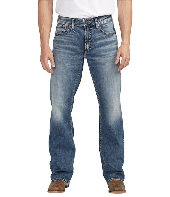 Silver Jeans Co. Zac Max Flex Straight Denim Leg Jeans | Dillard's