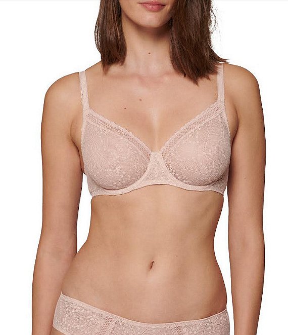 Golden Cup 680 Nude Wire Free Evenly Padded Plunge Bra 32AA