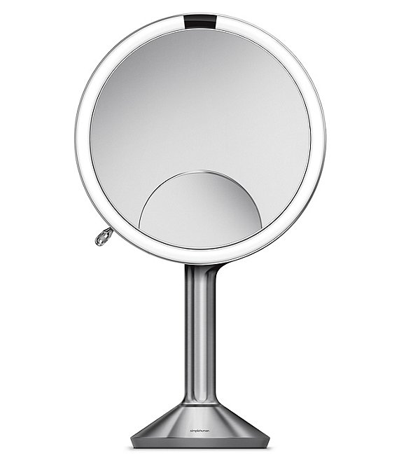 Color:Stainless Steel - Image 1 - 8#double; Stainless Steel Sensor Lighted Mirror Trio